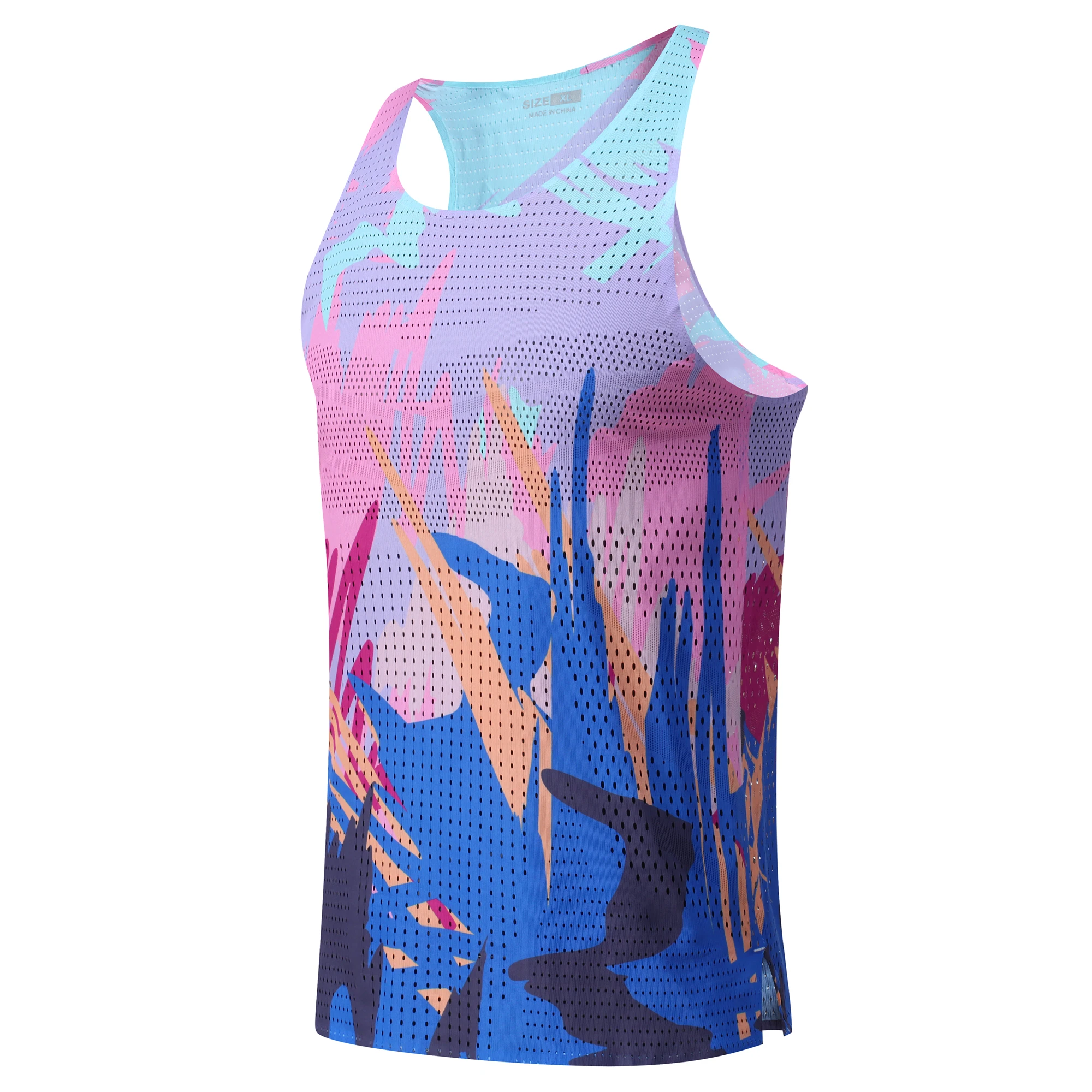 Sleeveless Undershirt - Men Hole Running Vest Urltra-Light Man