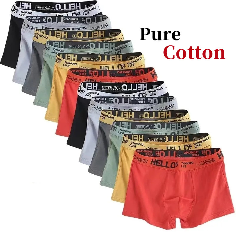 10Pieces/ Men's Underwear Men  - Boxer Brief Pack Cotton ulasan dan harga
