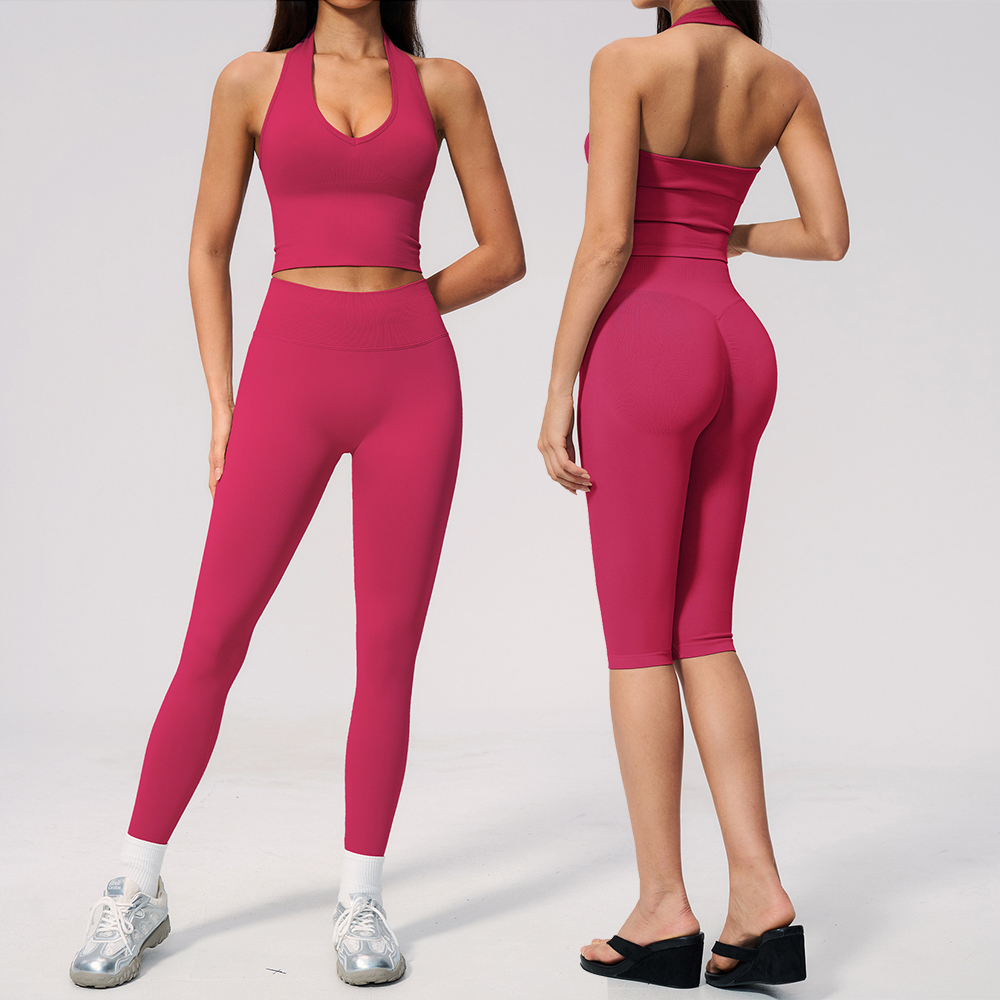 Seamless Yoga Suit 2PCS Women  - Compression Shorts Athletes ulasan dan harga