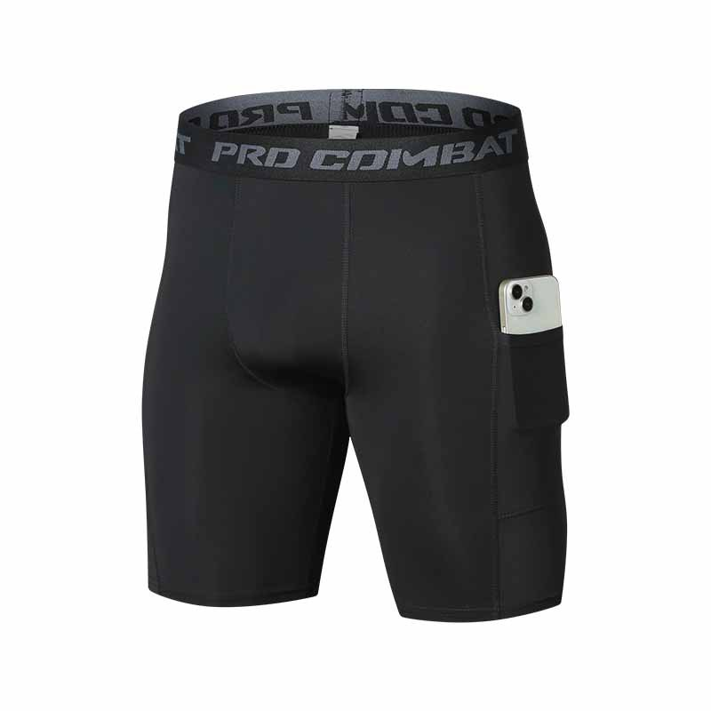 Mens Gym Shorts with Pockets W - Compression Shorts Athletes ulasan dan harga