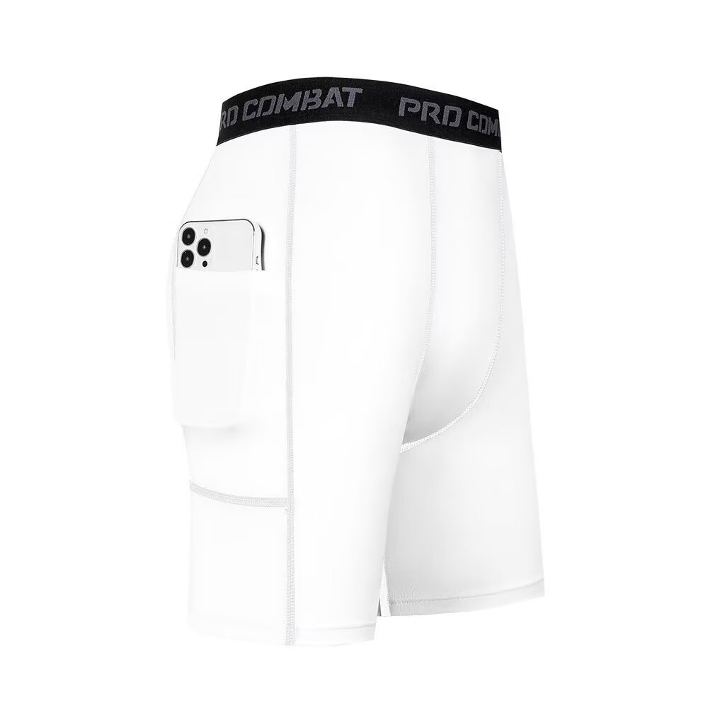 Mens Gym Shorts with Pockets W - Compression Shorts Athletes ulasan dan harga