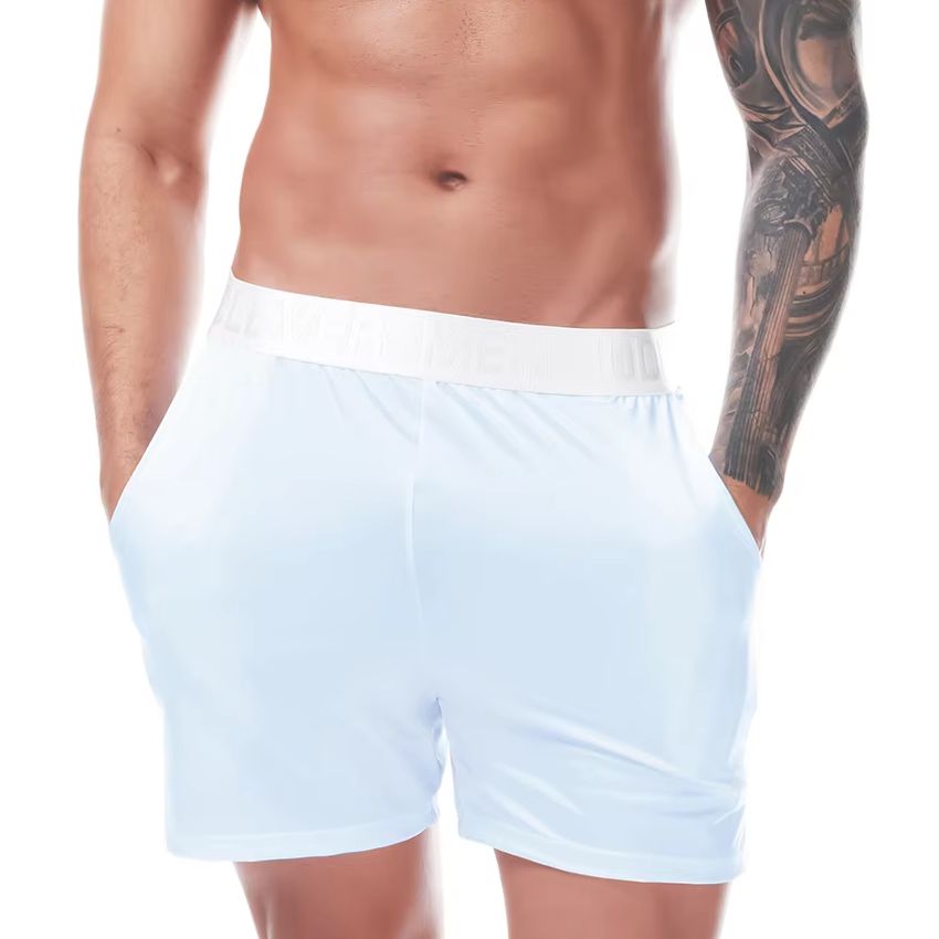 Men's Boxers Satin Ice Silky U - Pouch Boxer Pouch ulasan dan harga
